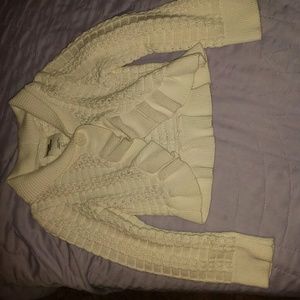 Oshkosh ruffled cardigan 4t
